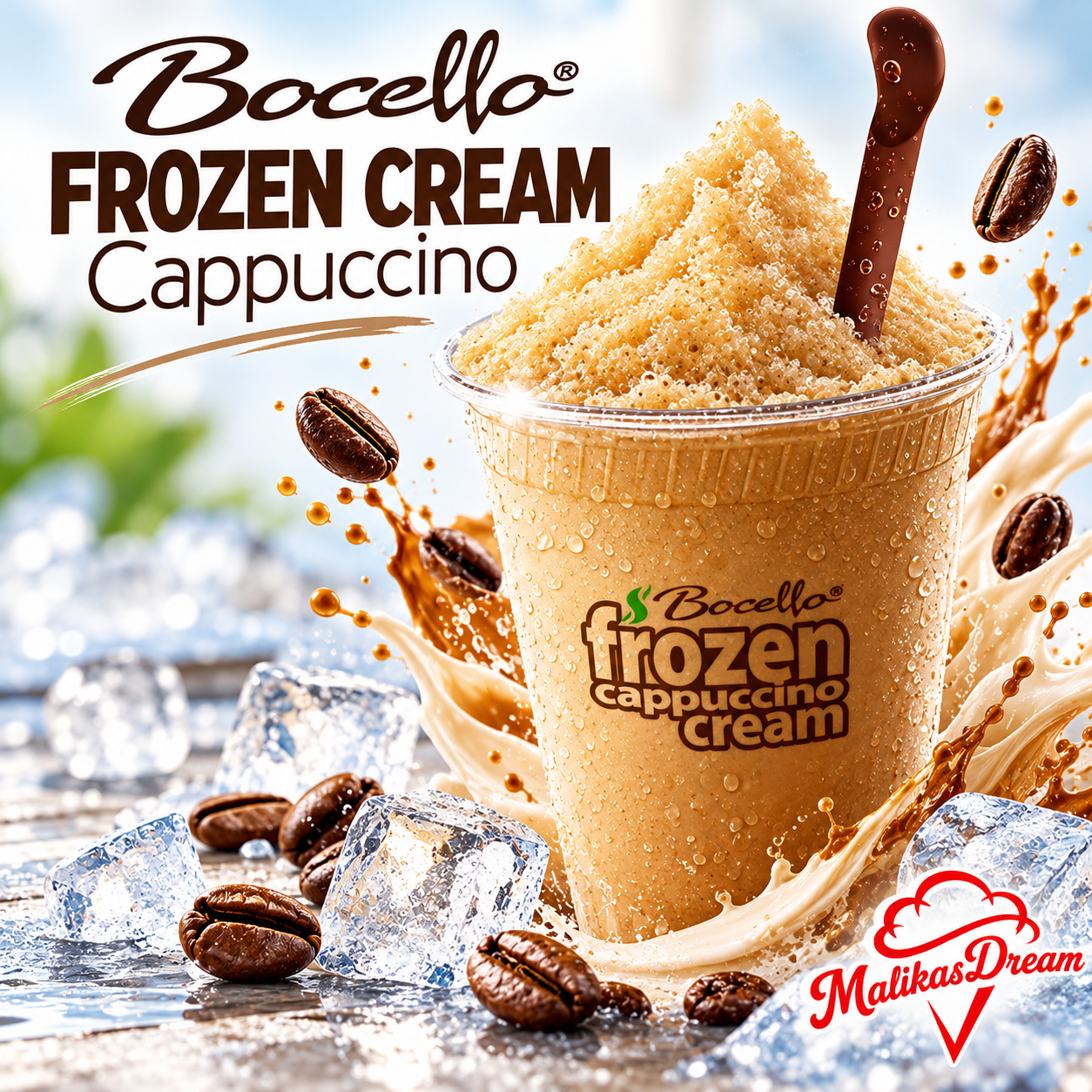 Bocello Frozen Cream Cappuccino - Getränkepulver 1kg