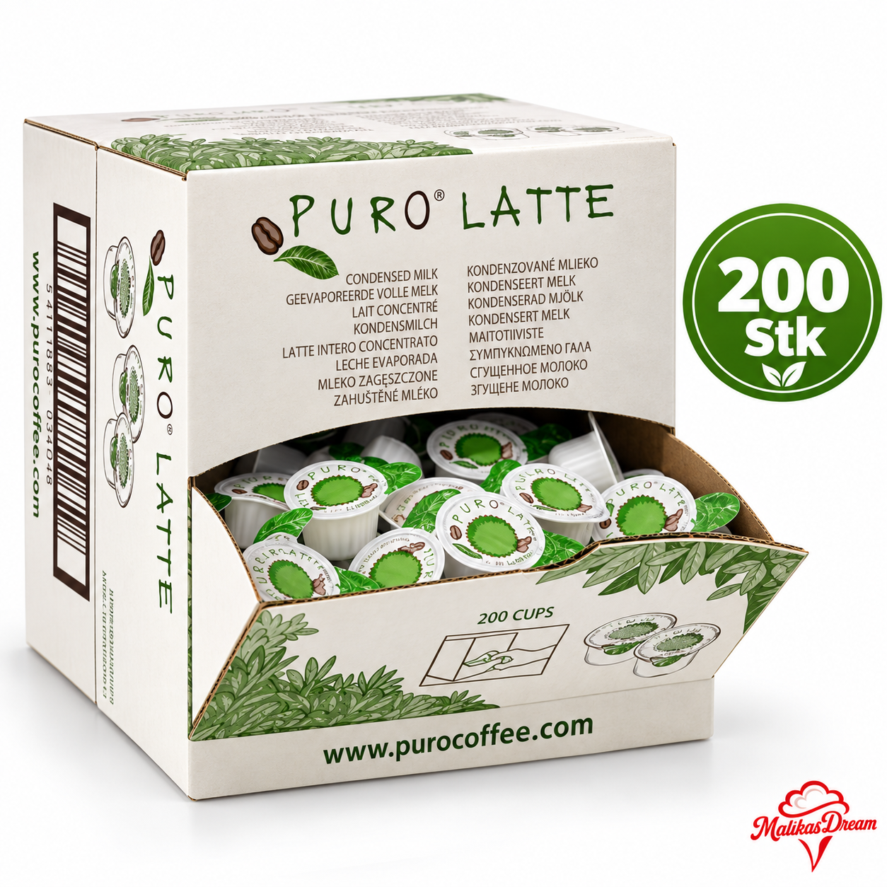 Puro Milchportionen 200 x 7ml